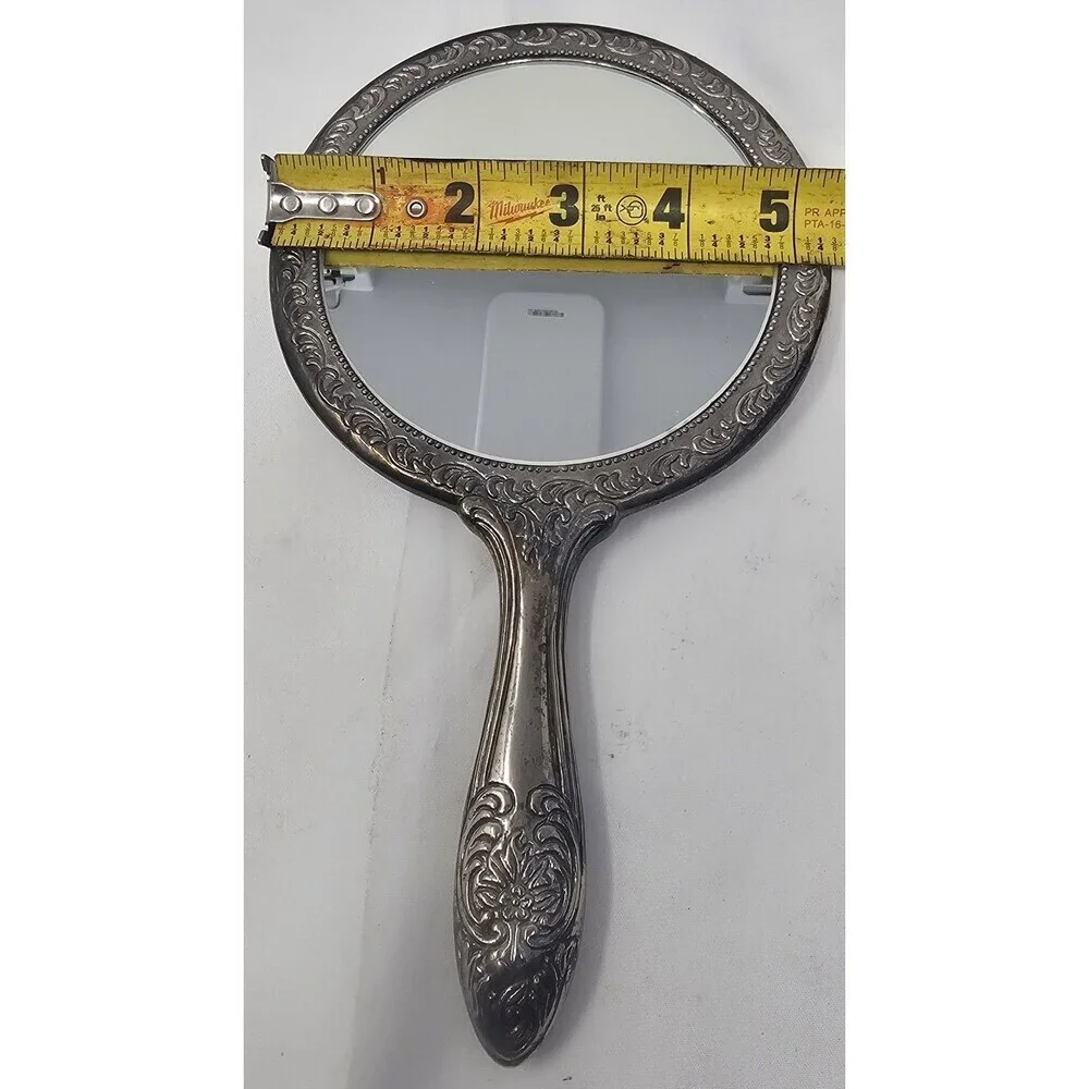 Vtg Silverplate Vanity Set 8